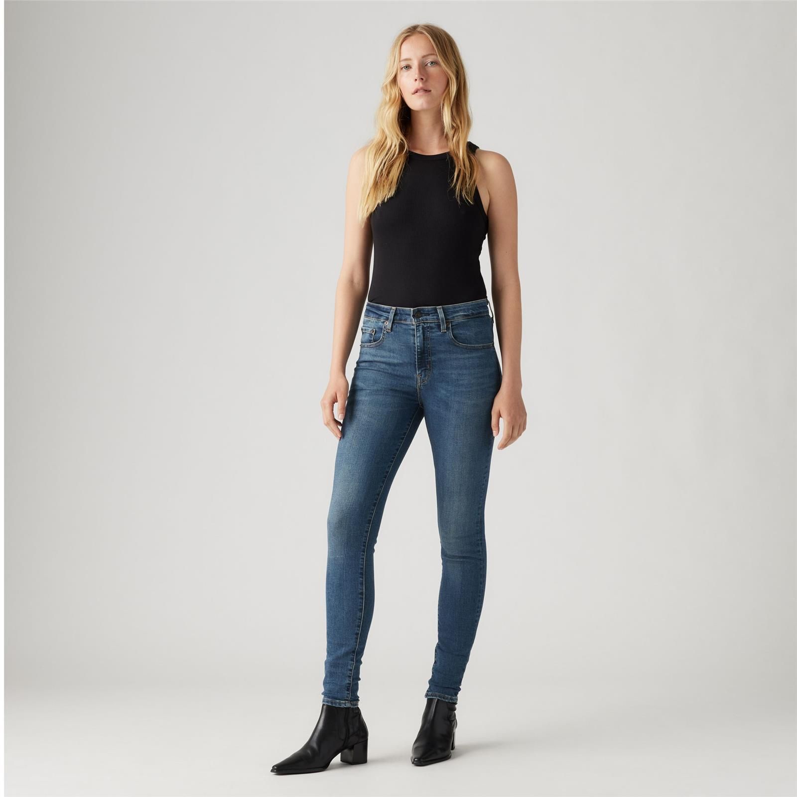 721 HIGH RISE SKINNY BLUE WAVE