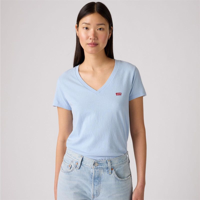 PERFECT SLUB VNECK