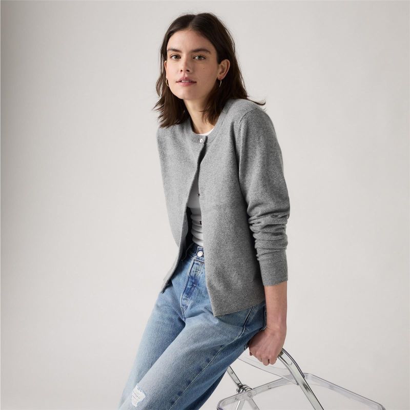 TARA CREWNECK CARDI