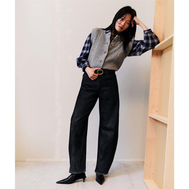 INES CABLE SWEATER VEST