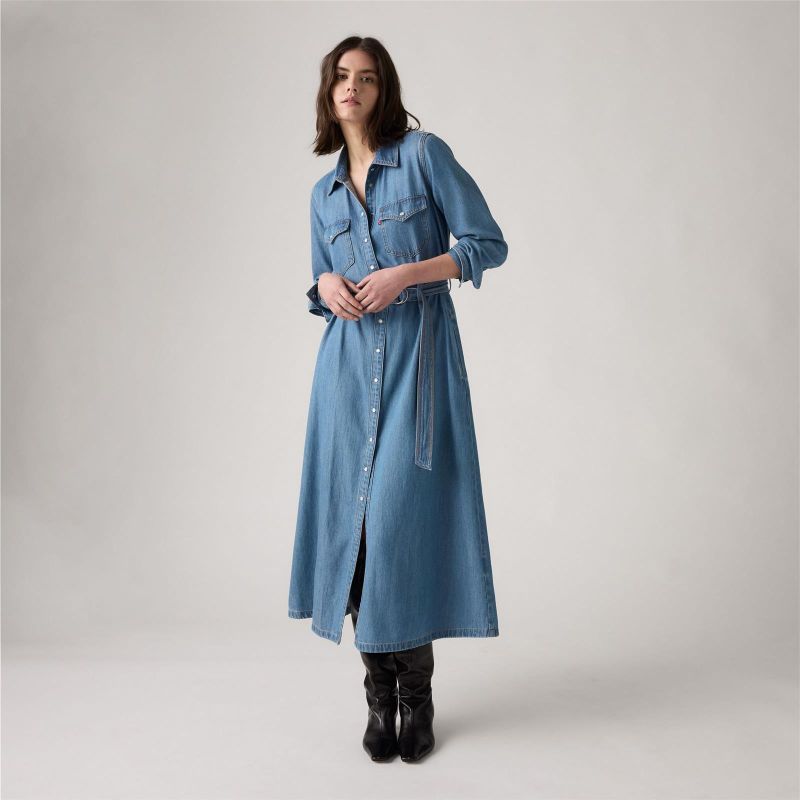 QUINCEY LS MAXI DRESS