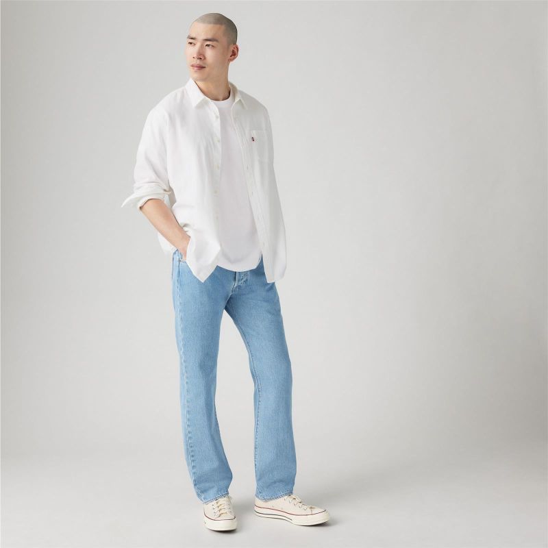 501® LEVIS®ORIGINAL FIT LIGHT INDIGO - WORN IN