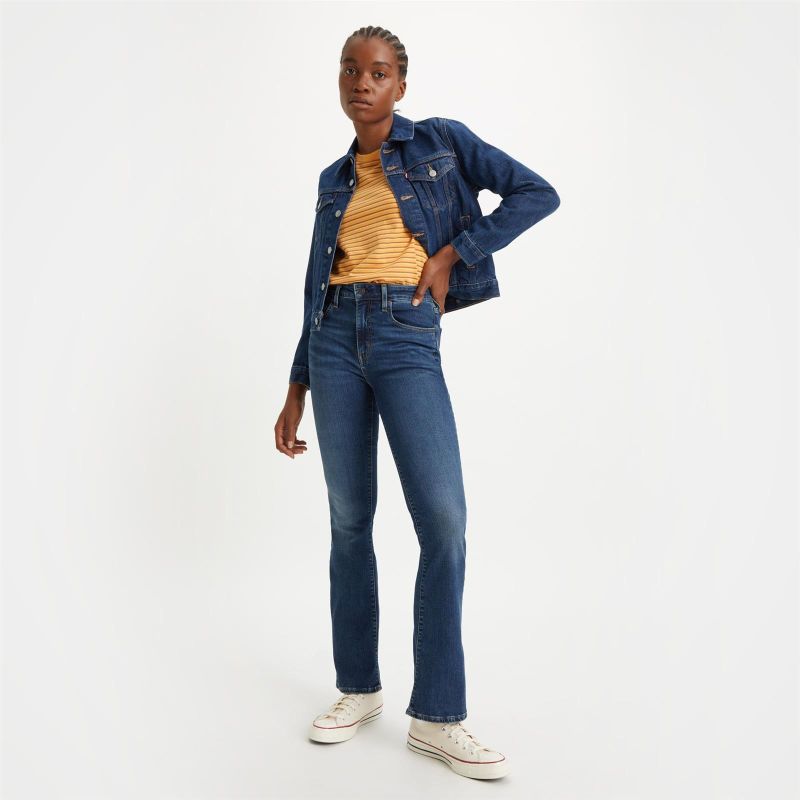 725 HIGH RISE BOOTCUT BLUE WAV