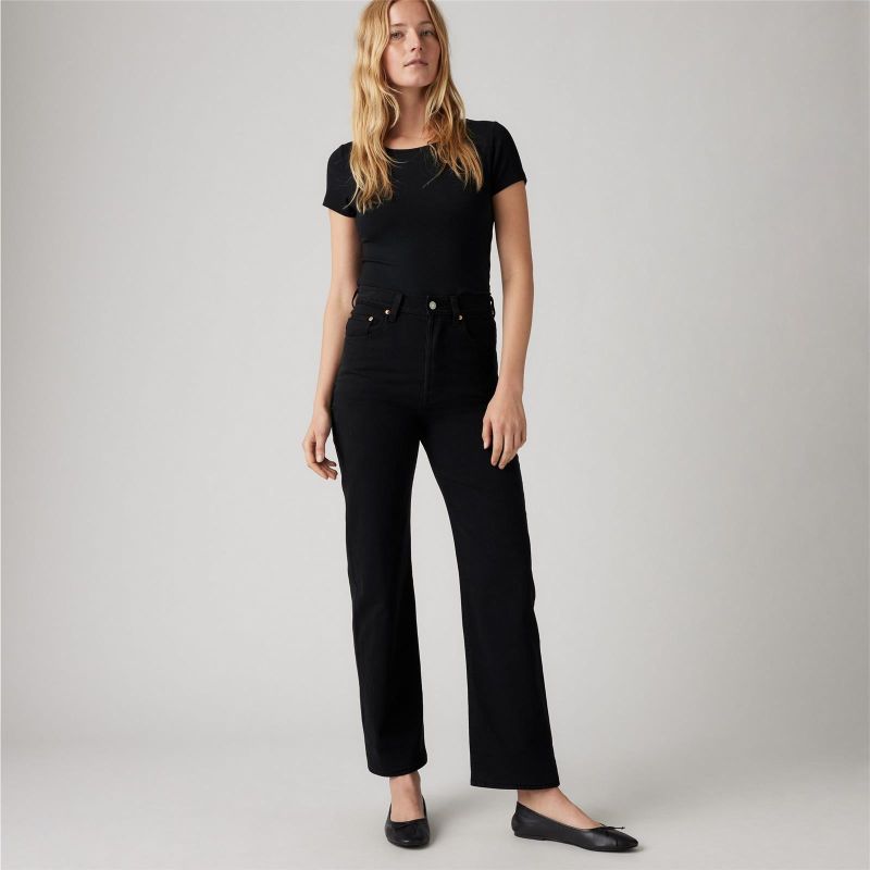 RIBCAGE STRAIGHT ANKLE BLACK S