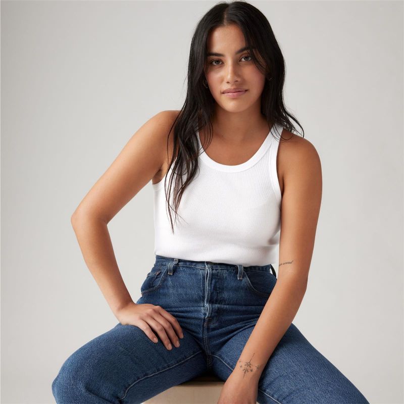 RACER TANK WHITE +