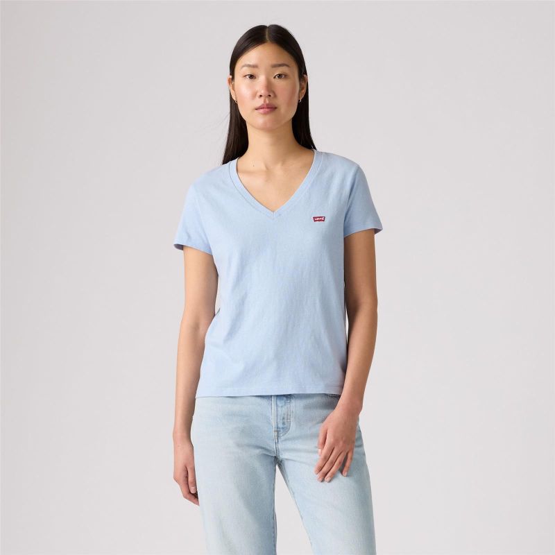 PERFECT SLUB VNECK
