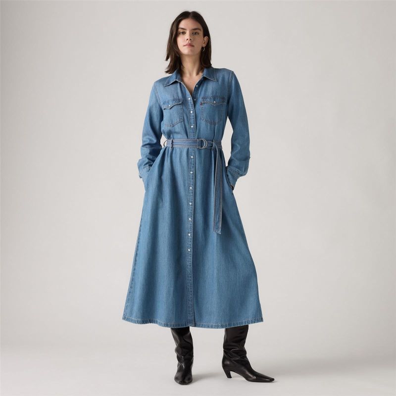 QUINCEY LS MAXI DRESS
