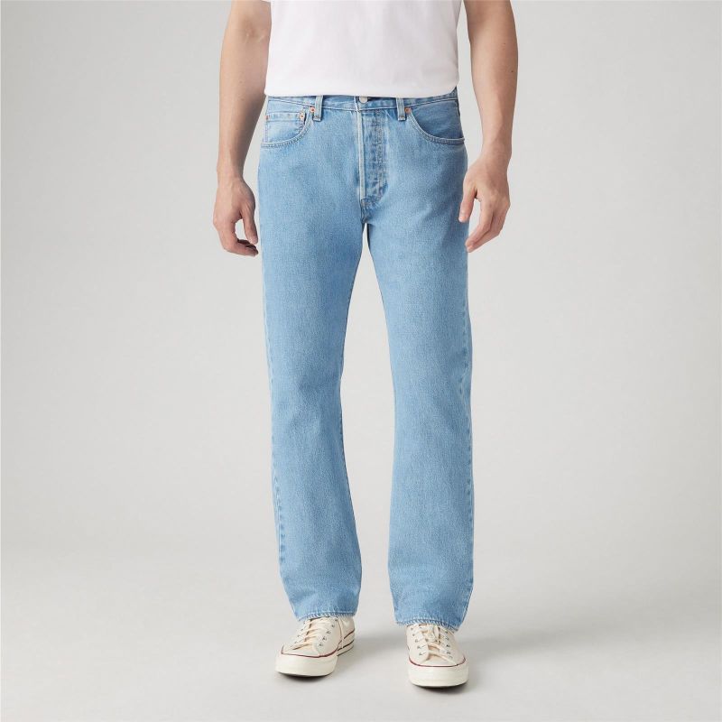 501® LEVIS®ORIGINAL FIT LIGHT INDIGO - WORN IN