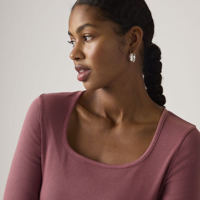 ESSENTIAL SQRD NECK LONG SLEEVE