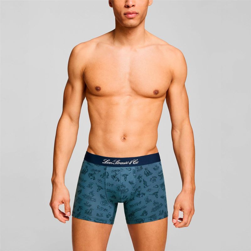 LEVIS MEN WSTRN ICON AOP BOXER BRIEF 2P