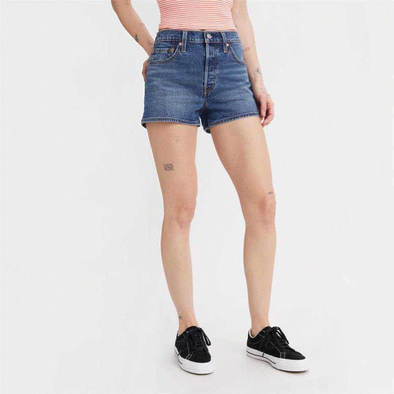 501® ORIGINAL SHORT DARK INDIGO - WORN IN