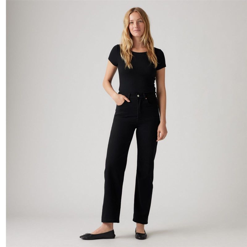 RIBCAGE STRAIGHT ANKLE BLACK S