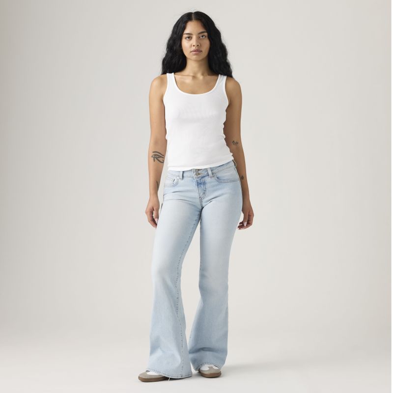 SUPERLOW FLARE LIGHT INDIGO - WORN IN